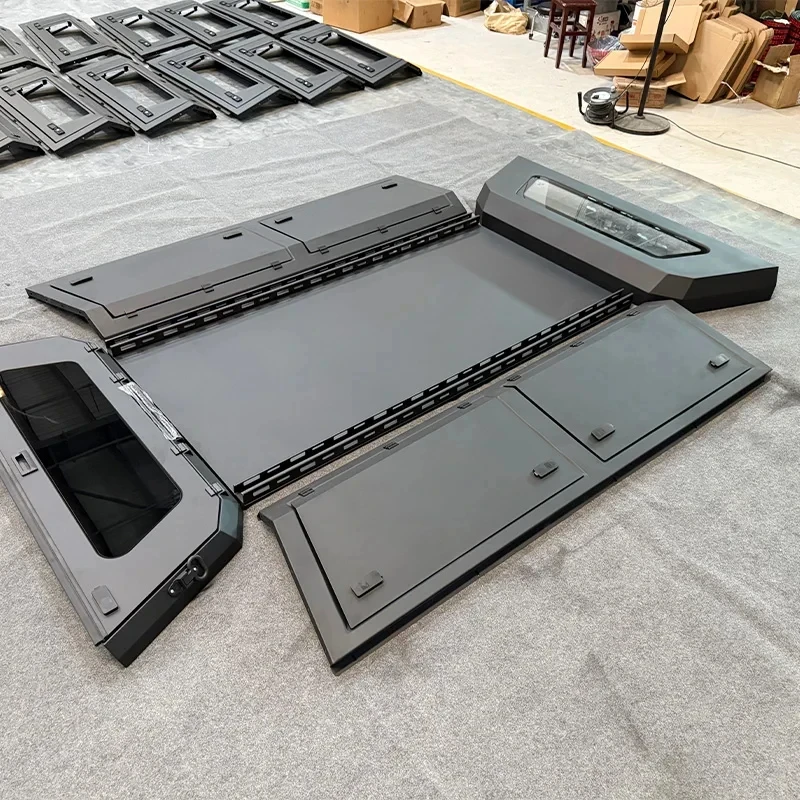 Hot Selling Car Accessories Special 5 Doors Aluminium Waterproof Hardtop Pickup Canopy 4WD Truck Bed Cover