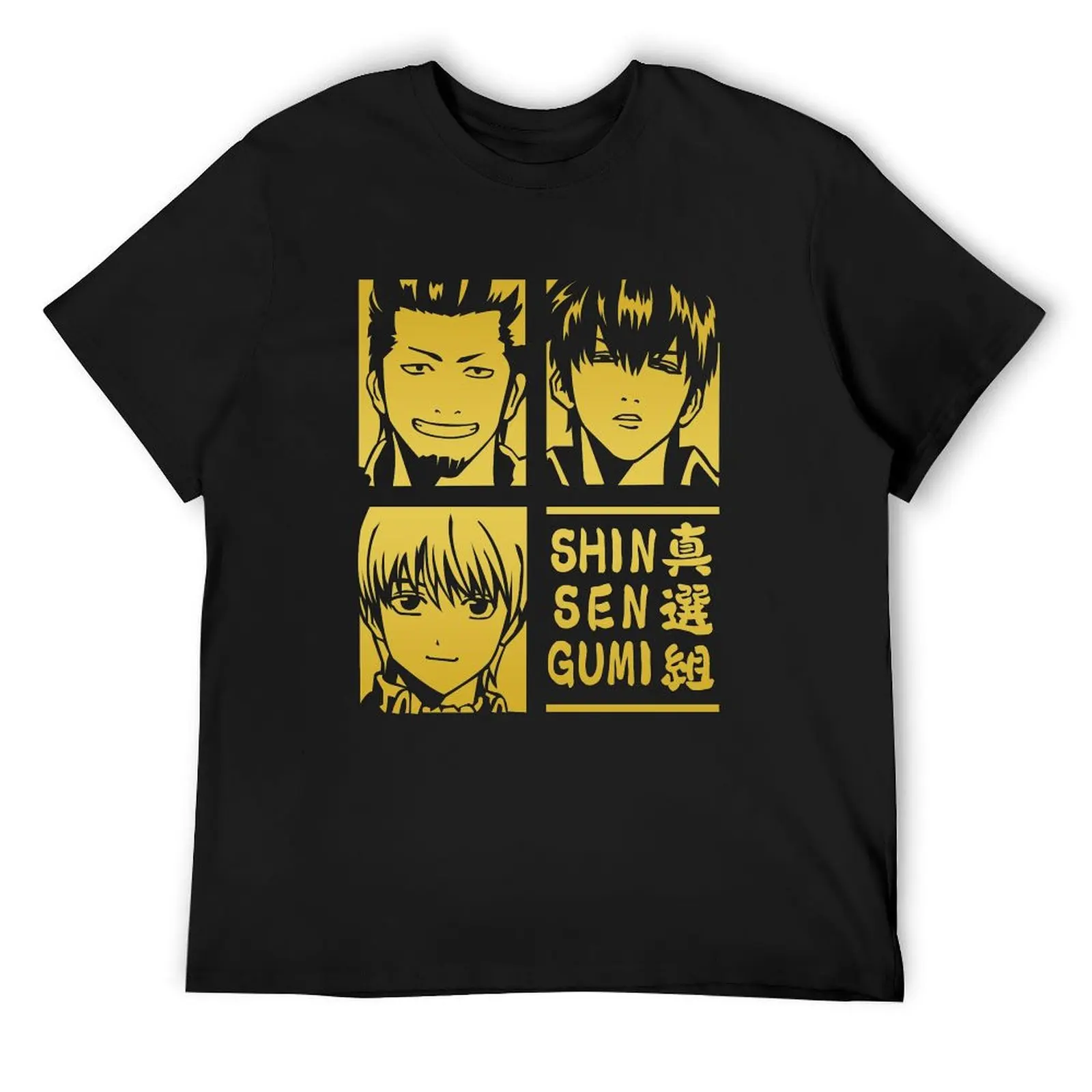 Shinsengumi l Kondou x Hijikata x Okita T-Shirt anime stuff Blouse summer clothes anime tshirt men t shirts high quality