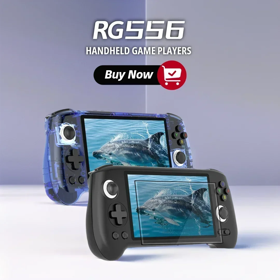 

ANBERNIC RG556 Handheld Game Players 5.48' IPS Screen Retro Portable Game Consoles Video Games Consolador Spelcomputer Met Games