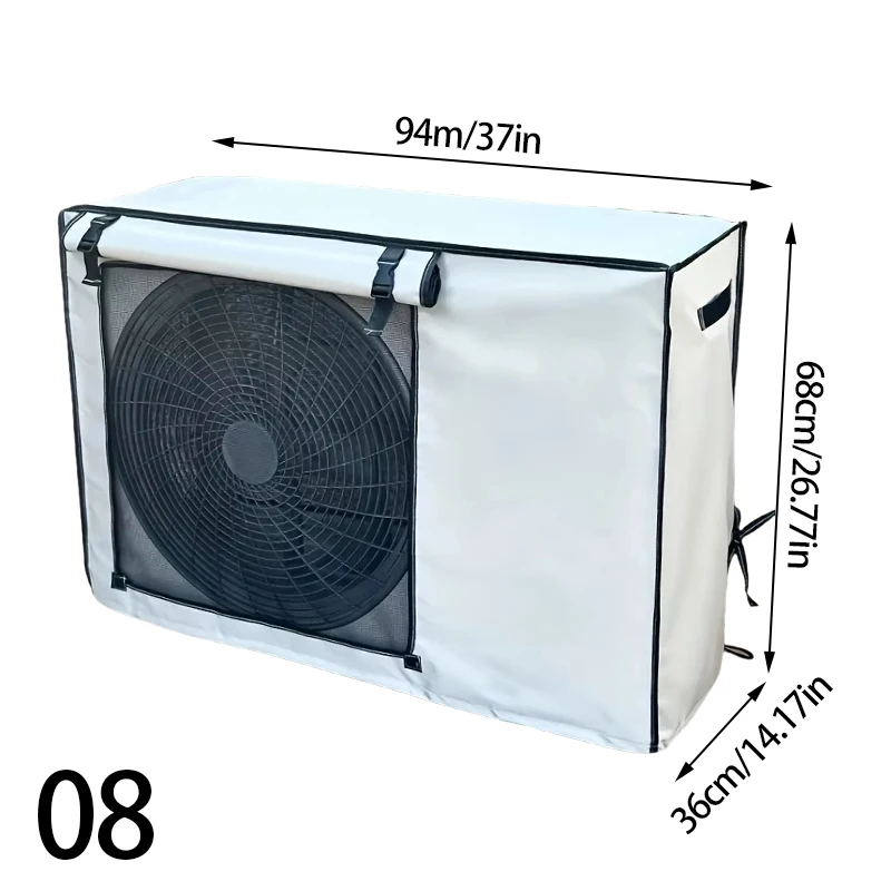 1pc Outdoor Klimaanlage Abdeckung Oxford Wasserdichte Sonnencreme Klimaanlage Haupt Einheit Schutzhülle Staub Abdeckungen Regendicht Fall
