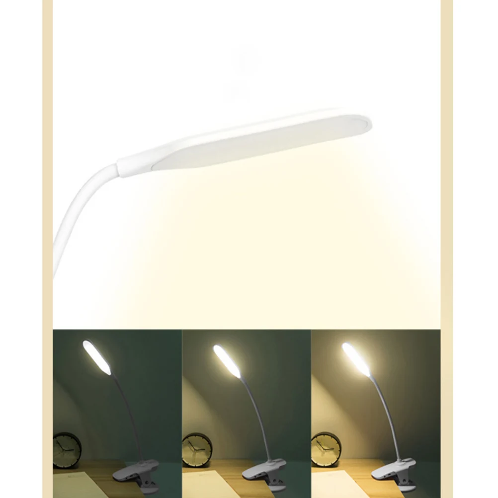 

1pc Led Desk Eye- Light Gooseneck Bedside Lamp 3 Modes Adjustable Foldable Study Lamp For Office Bedroom