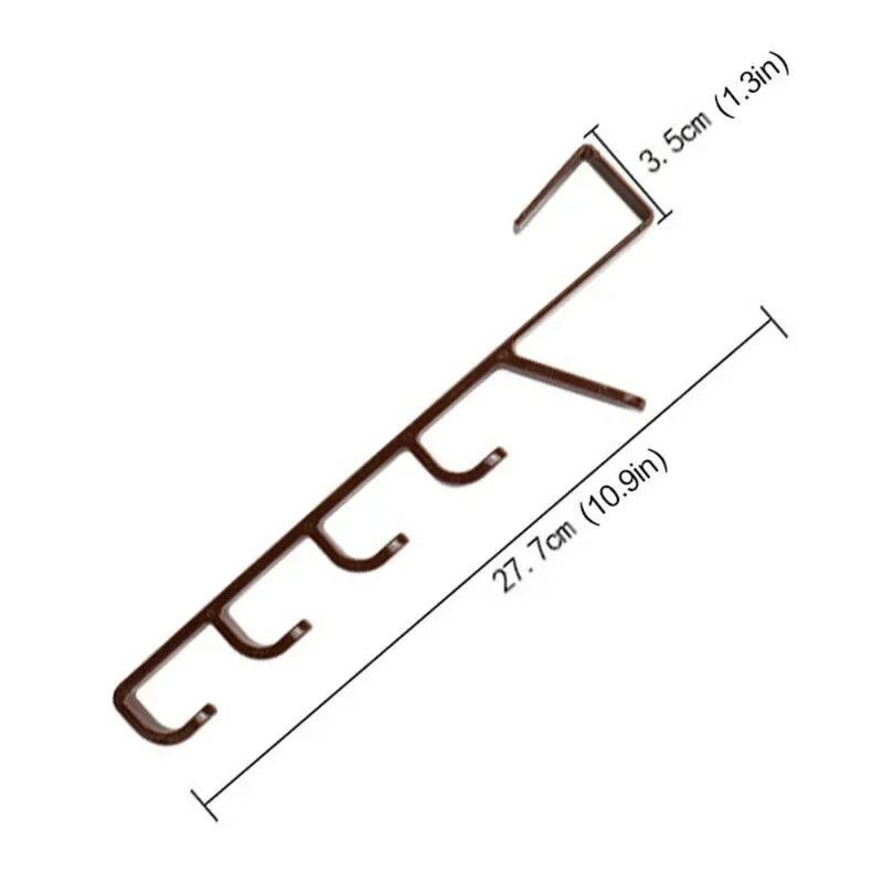 다목적 5 세그 Leit트 후크 보관 가정용 후크 랙 정리함 의류 코트 모자 가방, 행어 거치대, 뷰 세일,