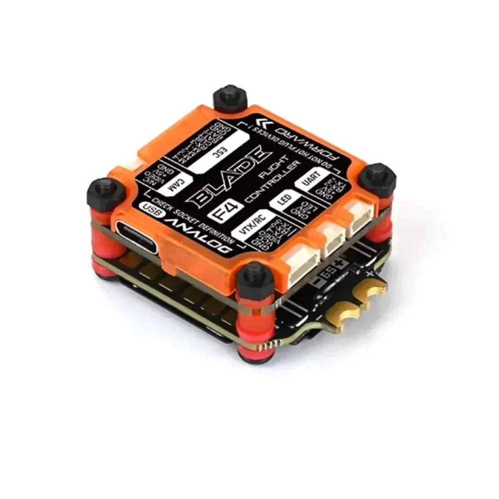 RUSHFPV 2025 جديد RUSH BLADE F405 Stack F405 وحدة تحكم في الطيران مع 50A Sport F4 ESC 128K لطائرة RC FPV حرة بدون طيار