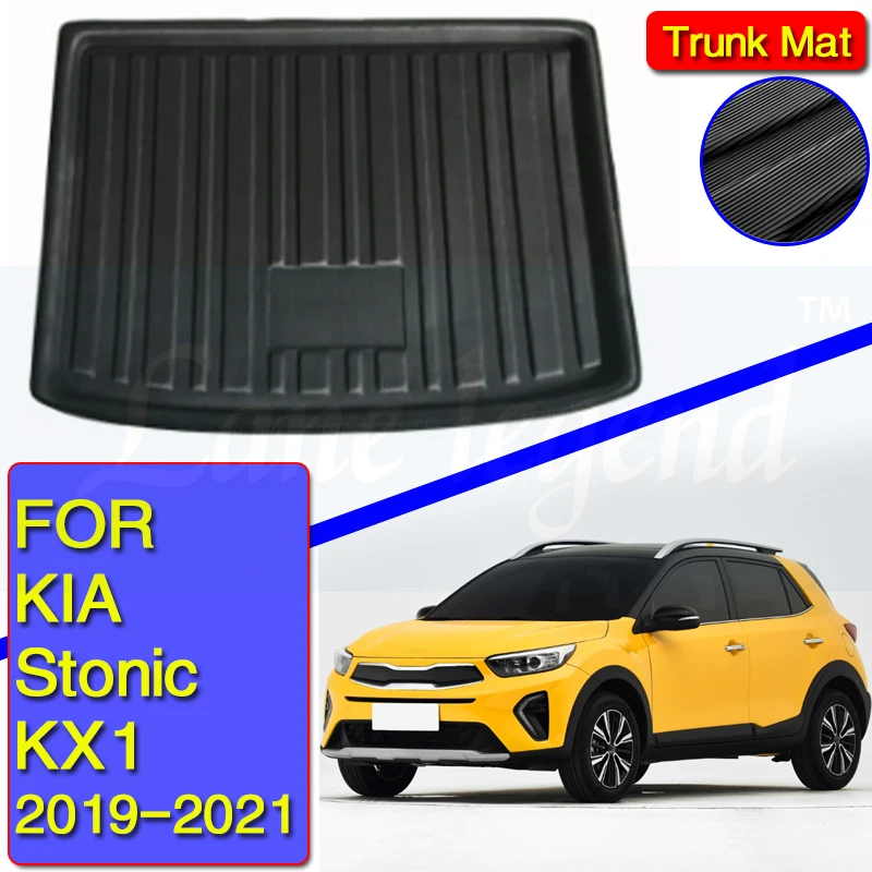 

Tailored Boot Liner Tray For Kia Stonic KX1 2019 2020 2021 Car Rear Trunk Cargo Mat Floor Sheet Carpet Mud Protective Pad