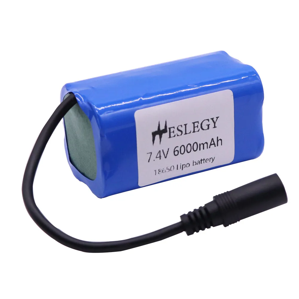 

High capacity 7.4V 6000mah 2S rechargeable Lipo battery For T188 T888 2011-5 RC Fish Finder Fishing Bait toys Boats Spare Parts