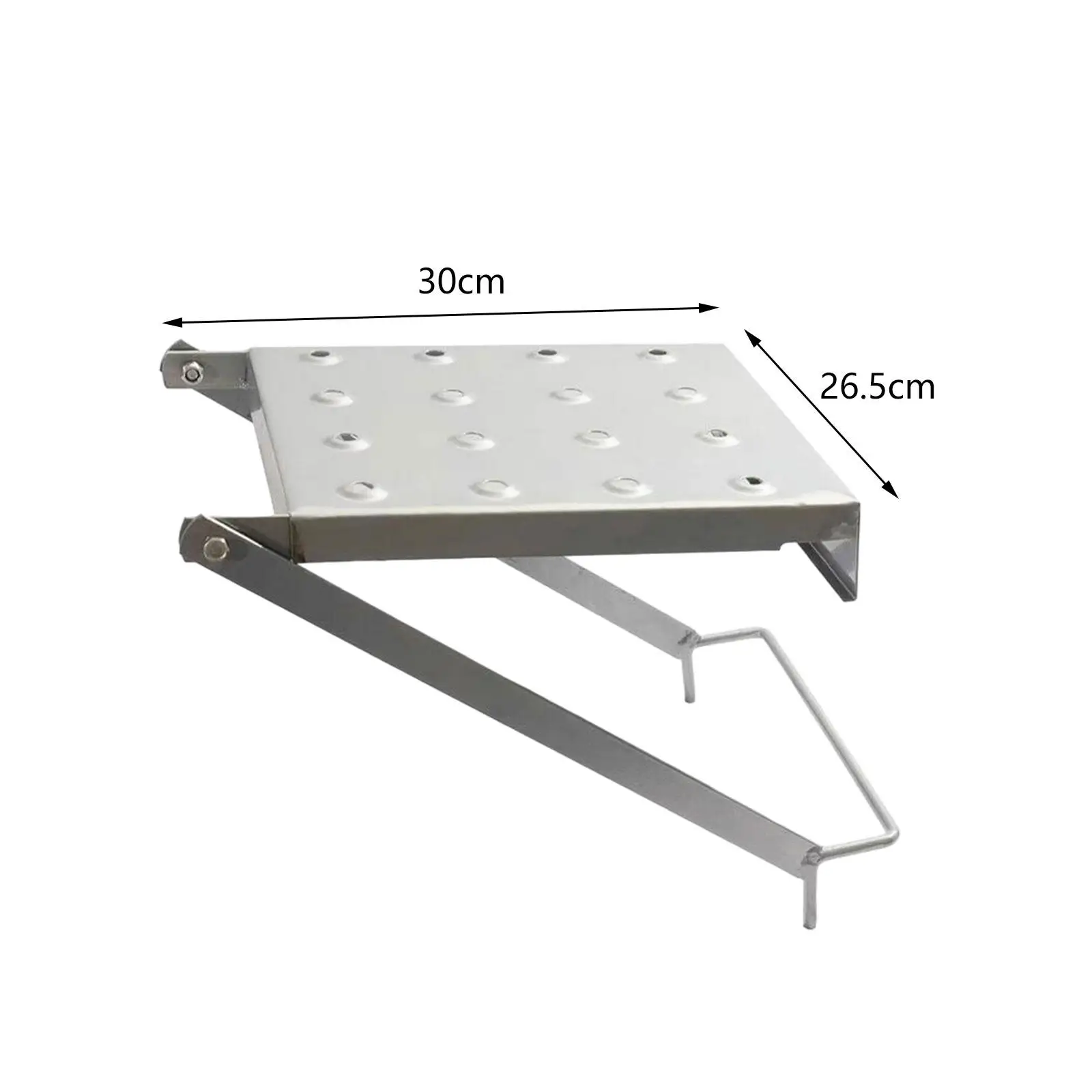 Plataforma de trabalho de escada multifuncional, equipamento antiderrapante, bandeja de escada resistente, estável para despensa, trabalho em casa,
