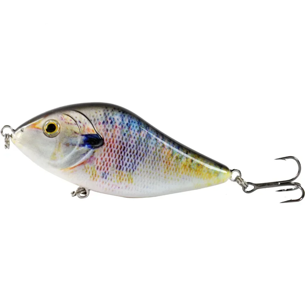 Señuelo deslizante Jerkbait de plástico duro que se hunde, aparejos de pesca, 10cm, 45g, Lucio, Musky, Wobbler, Crankbait, 1 unidad