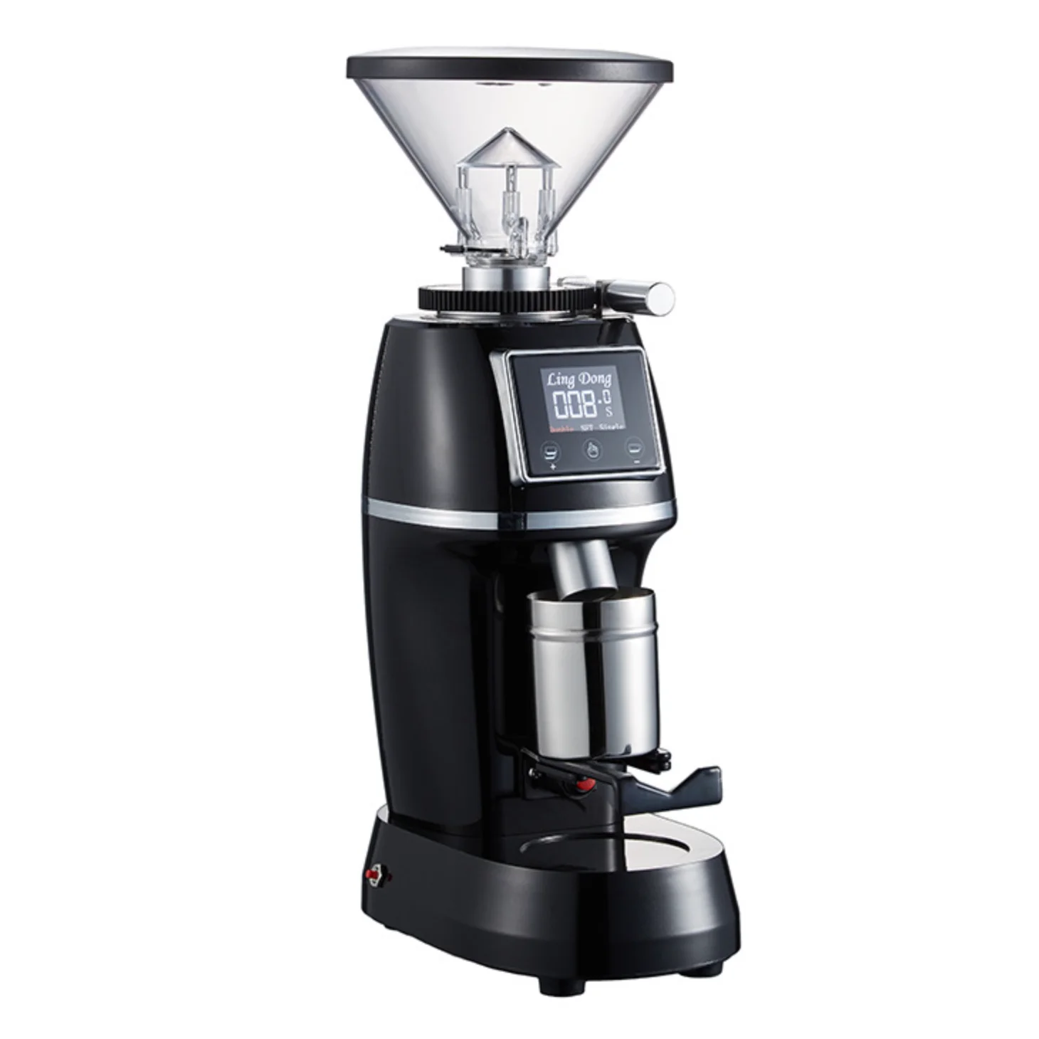 Custom Conical Burr Coffee Grinder Titanium / Automatic Grinder Espresso Machine