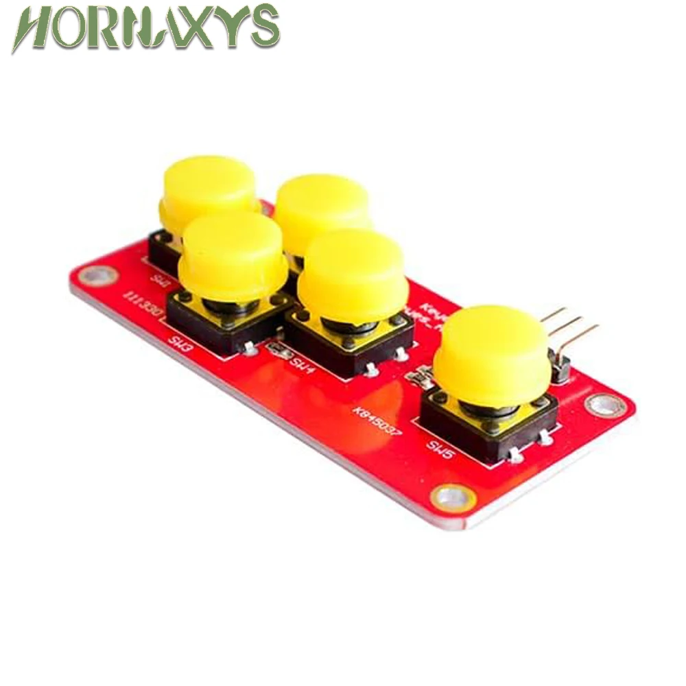 5/10pcs AD Keyboard Simulate Five Key Module Analog Button for arduino Sensor Expansion Board