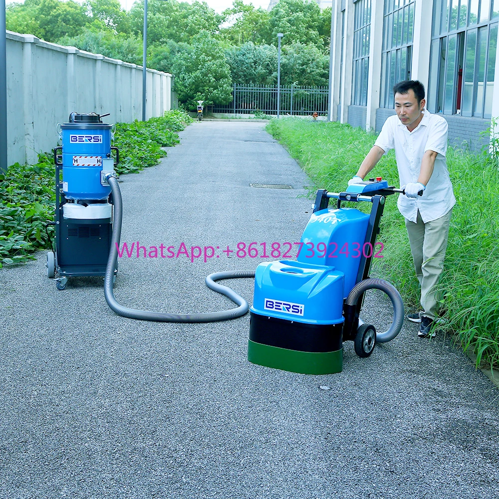

Industrial Vaccum Floor Grinder With Hepa Vaccum Epoxy Sanding Polishing Terrazzo Concrete Machine Pulidora De Concreto Manual