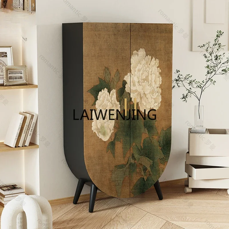 SGF solid wood bedroom wardrobe living room entrance against the wall floor storage cabinet
