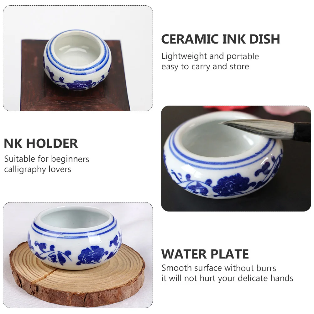 6 قطعة حاوية حبر الخط لوحة حبر السيراميك الكتابة أدوات الرسم مثالية للمبتدئين الطلاب الفنانين مكتب المنزل