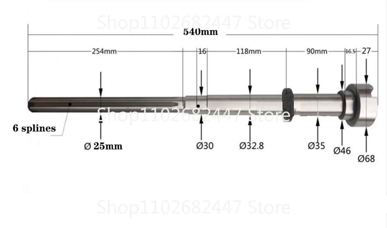 1PC NEW CNC Milling Machine Part Shaft Spindle Taiwan Rocker NT30 Vertical Tools