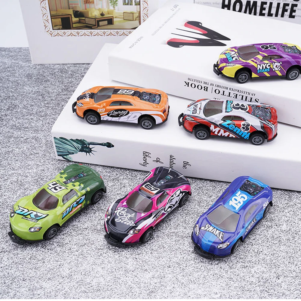 8PCS Children Stunt Toy Car Alloy Pull Back Car Ejection Jumping Stunt Car 360 Flip Dump Car Toy Children Birthday Gift8