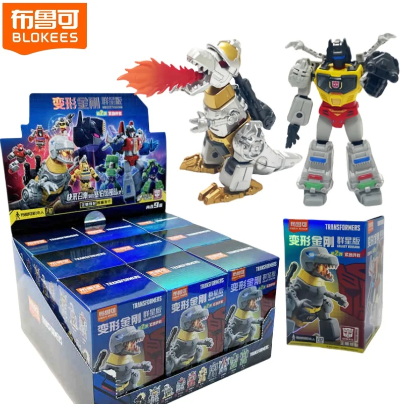 Blokees Original Blind Box Galaxy Version2-Emergency Call  Transformers Starscream Bumblebee Optimus Prime Robot Kids Toys Gifts