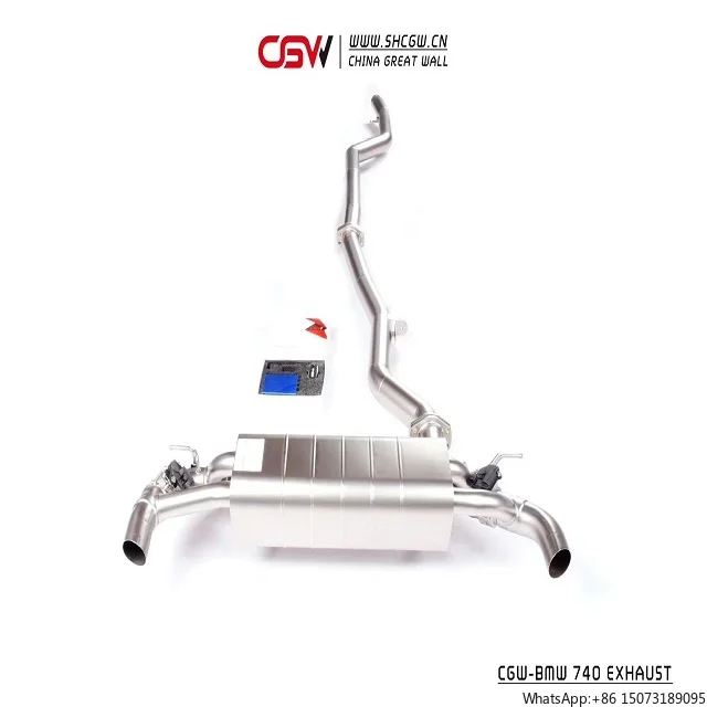 

Активная звуковая выхлопная система CGW из нержавеющей стали SUS 304 или титана с клапанами и глушителем для 740i F02 B58 3.0T (Catback)