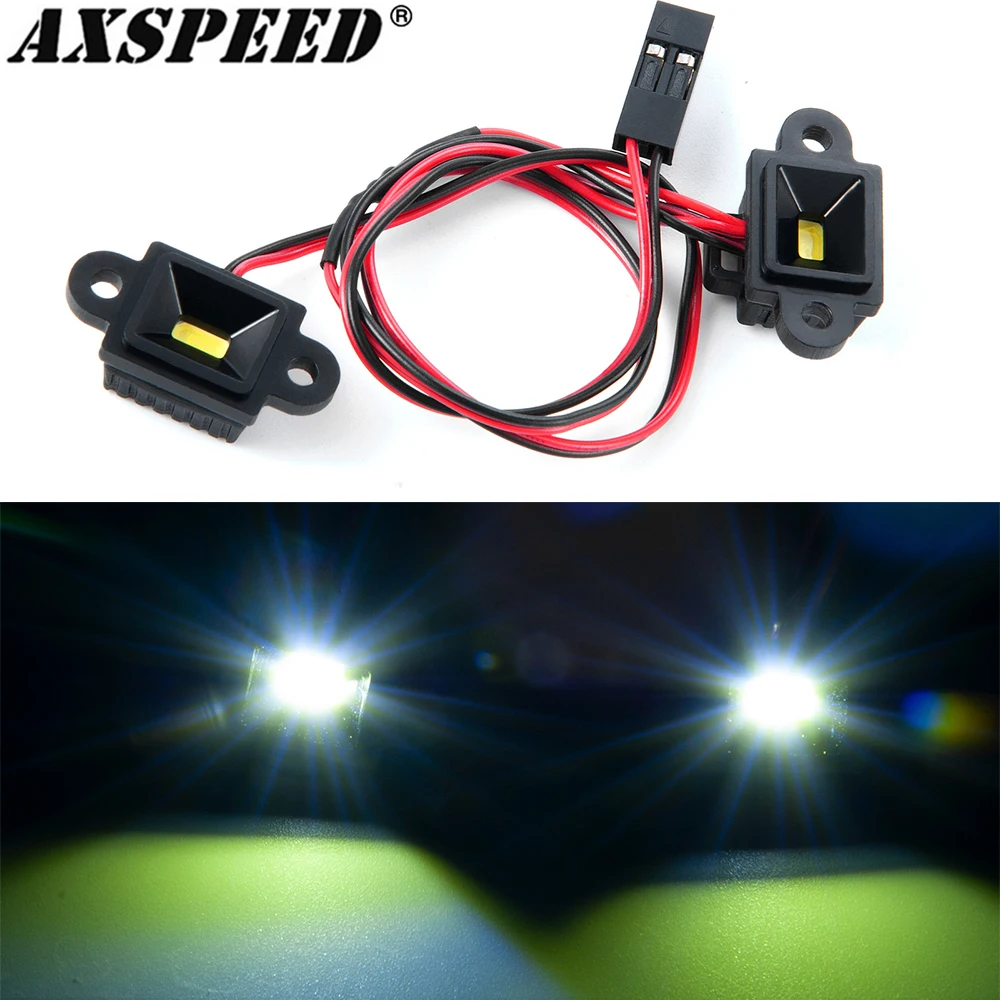 AXSPEED RC Car Chassis LED Light Lamp Spotlight for 1/10 VS4-10 Phoenix VPS09007 Vanquish Products Upgrade Parts