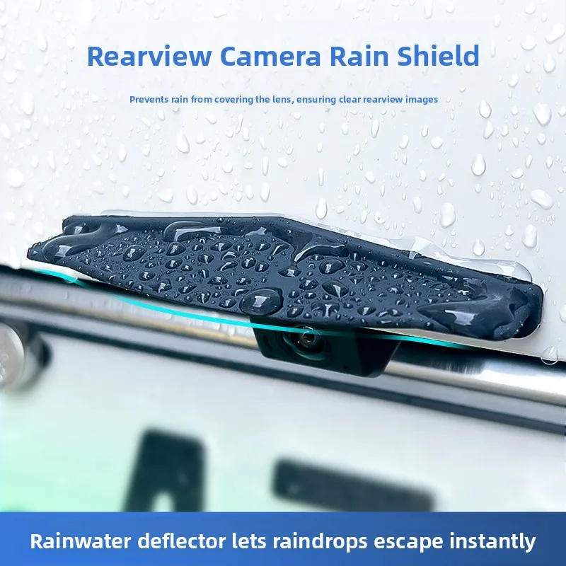 

Универсальный силиконовый водонепроницаемый чехол-накладка для камеры заднего вида автомобиля, защита от солнца и дождя, для защиты изображения 360 градусов