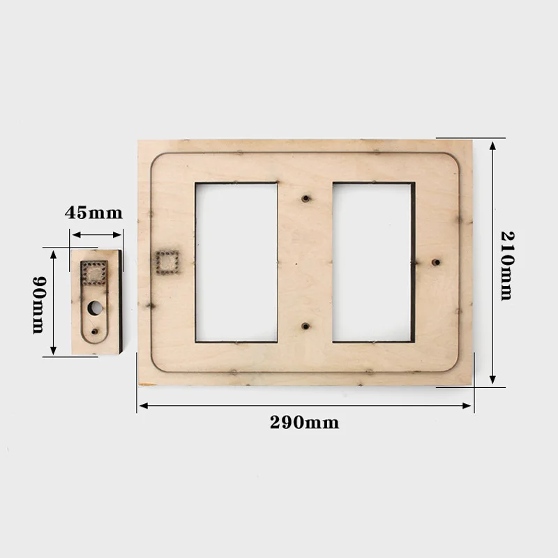 Japan Steel Blade Mould DIY Leather Craft A6 Notebook Die Cutting Knife Mould Wooden Die Leathercraft Tool set