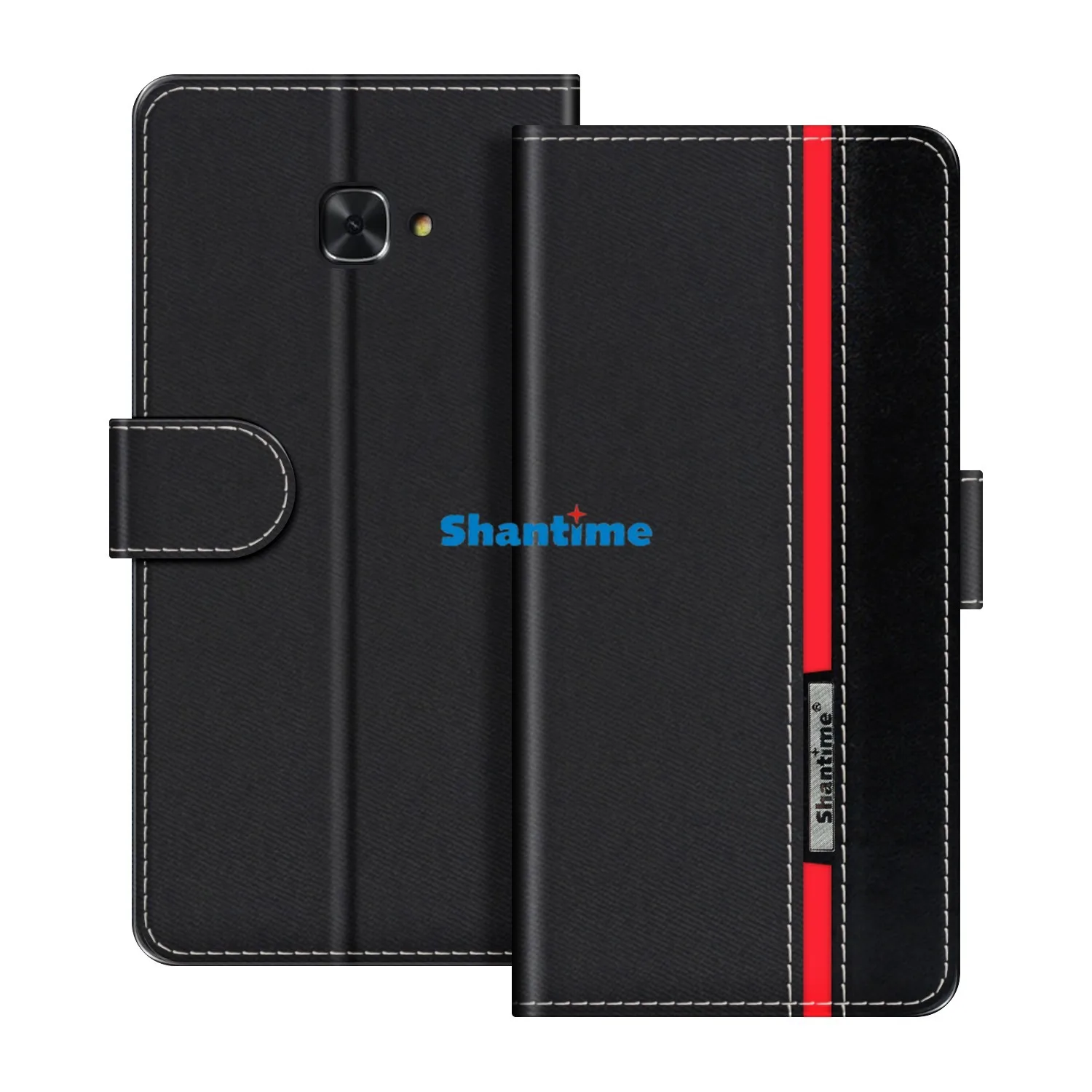 Compatible con Alcatel Idol 4S funda protectora libro cartera funda para teléfono móvil funda plegable soporte funda para teléfono móvil