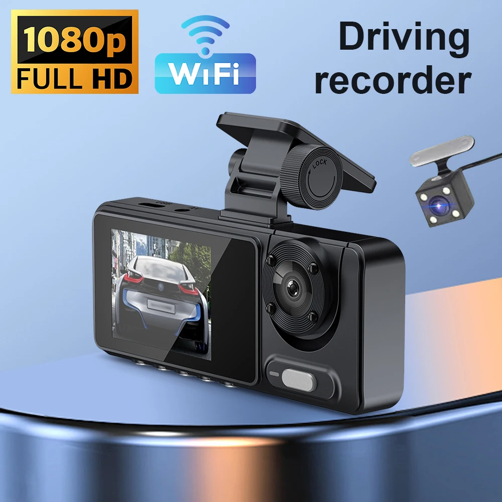 

Dash Cam 1296P HD WiFi for Car DVR Camera Video Recorder Auto Night Vision WDR 24H Parking Mode Loop Recording 3 Dash Camera