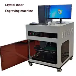 high quality subsurface crystal glass inner 3d laser engraving machine price 3d laser in crystal for photo