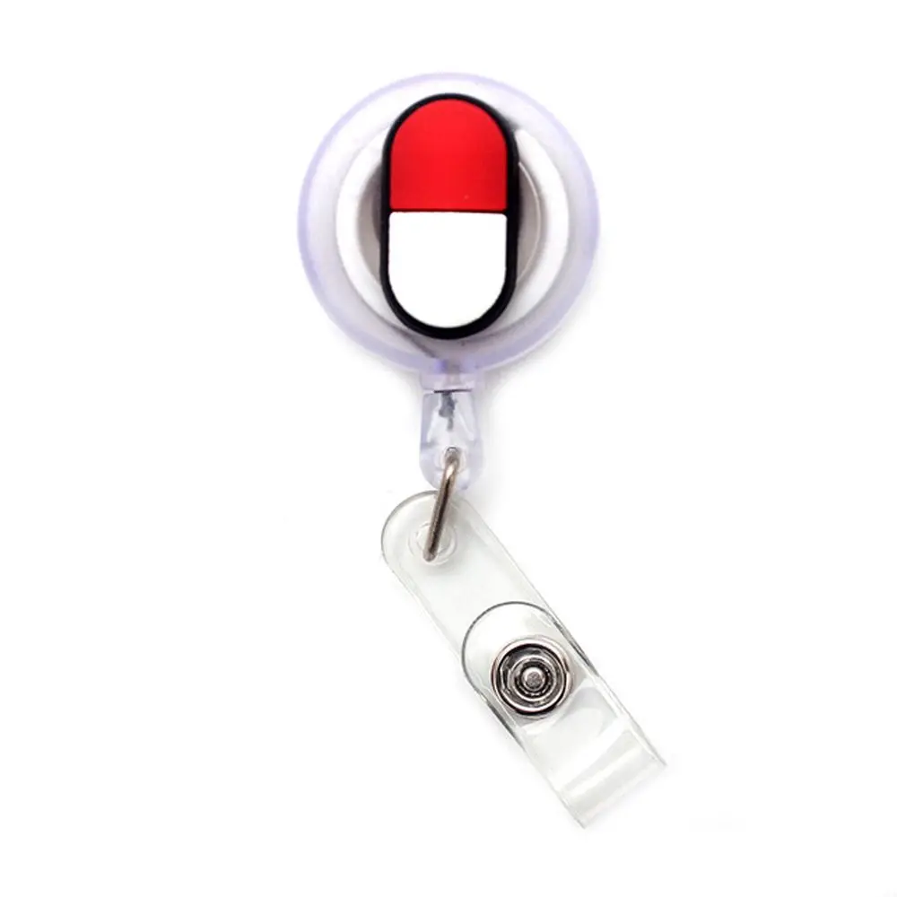 

Students Card Nurse Doctor Name Card Holder Hospital Badge Holder Retractable Badge Reel Nurse Badge Holder ID Card Clips