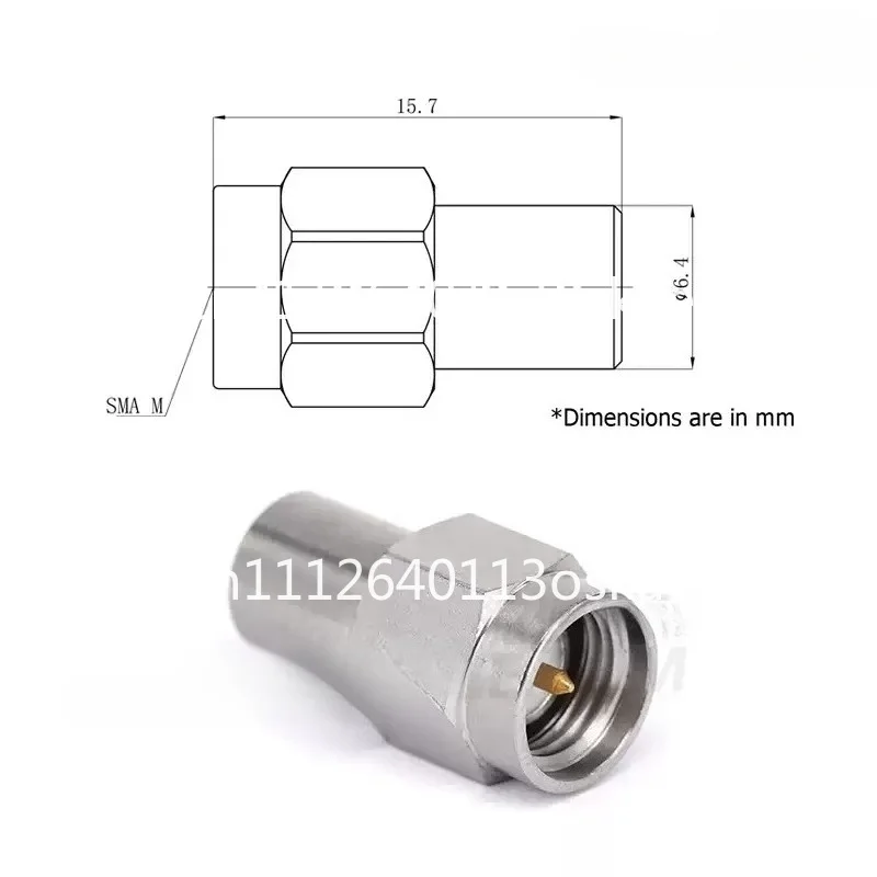 SMA RF matched load 50Ω ohm male, coaxial impedance 2W 18GHz