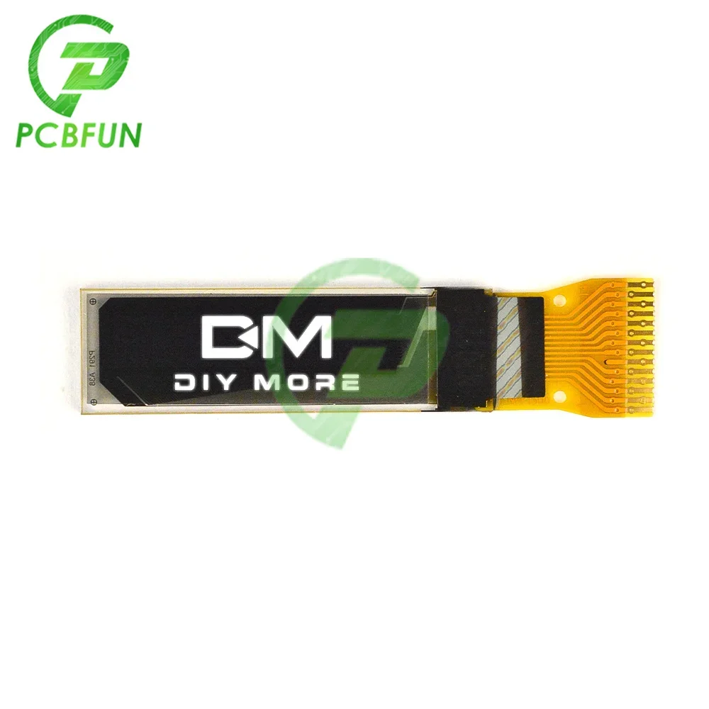 Módulo de exibição OLED com luz branca, tela SPI ou IIC, 0,69 polegadas, 14PIN, 96*16, para TS100, TS08
