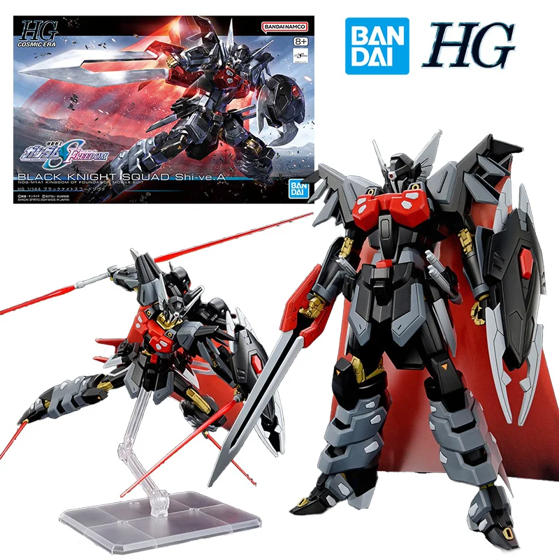 

Bandai HG 1/144 14 см, черный рыцарь, отряд, Женский 14 см, семена Gundam, свобода, оригинальная экшн-фигурка, модель, игрушка, подарок, коллекция