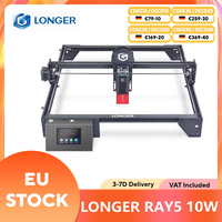 LONGER RAY5 10W Laser Engraver 0.06x0.06mm Laser Spot Touch Screen Offline Carving 32-Bit Chipset Working Area 400x400mm