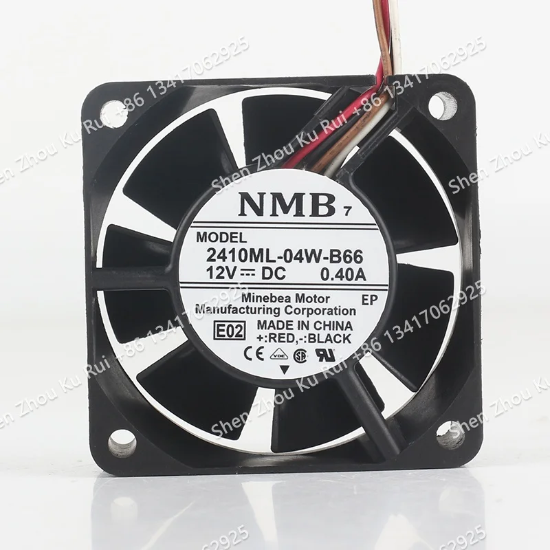 

Новый оригинальный вентилятор охлаждения NMB DC12V 0.40A AC EC 60X60X25MM для ЦПУ, корпуса, инвертора, бесшумный, 4-проводной, 6 см, 2410ML-04W-B66