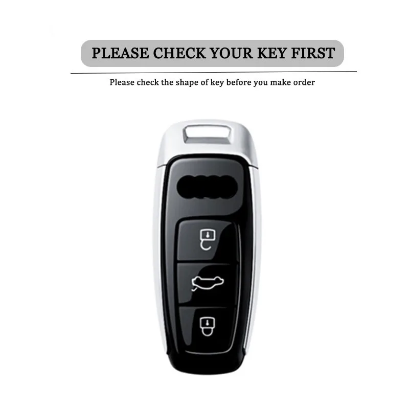 حافظة واقية من مادة البولي يوريثان الناعم لمفتاح السيارة عن بعد لهواتف أودي A3 A4 B9 A6 A7 4K A8 E-tron Q5 Q8 C8 D5 SQ8 ملحقات السيارة #2