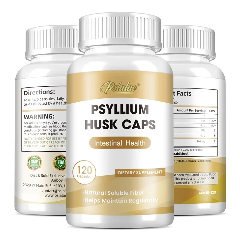 

Psyllium Husk - Dietary Supplement Helps with Colon Cleansing, Detoxification, Sleep Aid and Calorie Burning