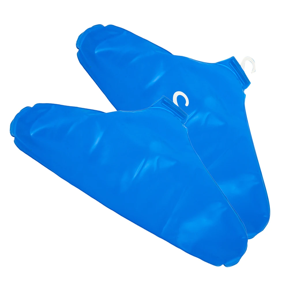 

2pcs Inflatable Hanger PVC Lightweight Portable Clothes Drying Rack Storage Organizer Coat Holder Blue Travel Shirt Jeans Skirt