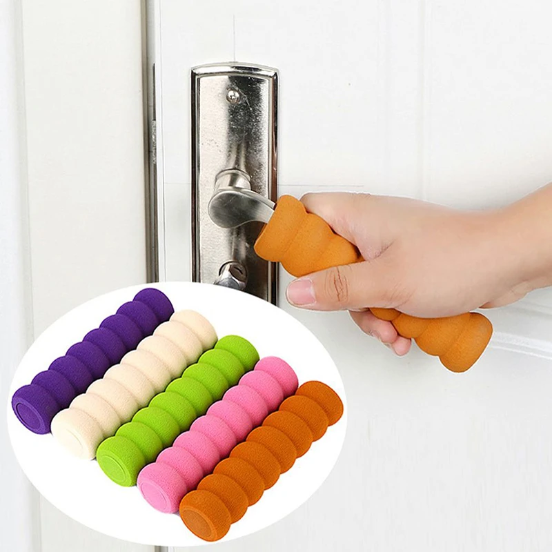 1Pcs Door Knob Covers Soft Foam Door Handle Knob Cover Protector Static-free Baby Safety Protective For Bedroom Living Room