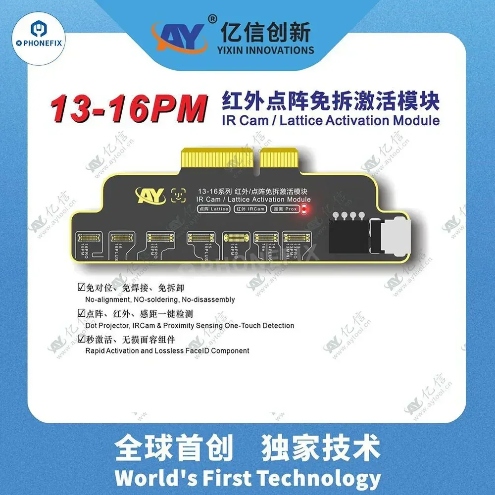 AY A108 BOX Face ID True Tone Battery Programmer for iPhone X/11/12/13/14/15/16 Pro Max Dot Projector Read Write Battery Repair