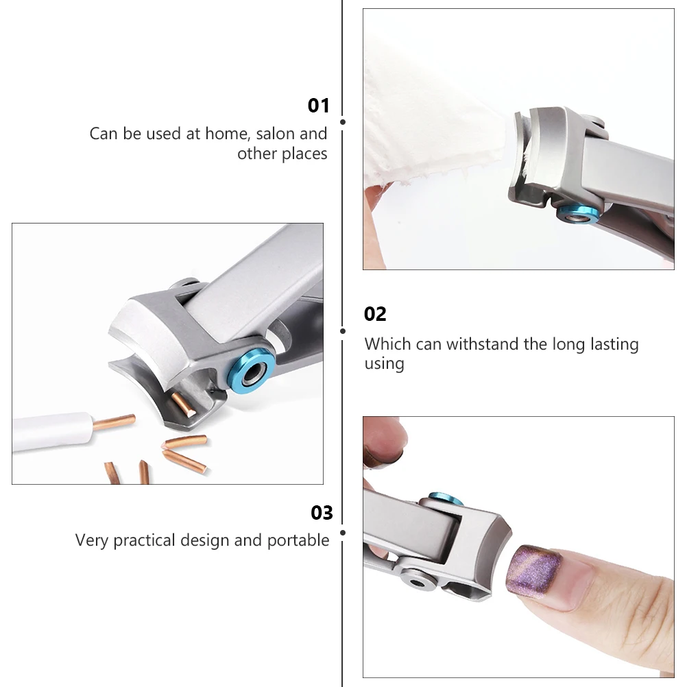 

2Pcs Stainless Steel Nail Scissors Perfect Gift for Family and Friends Practical Design Silver