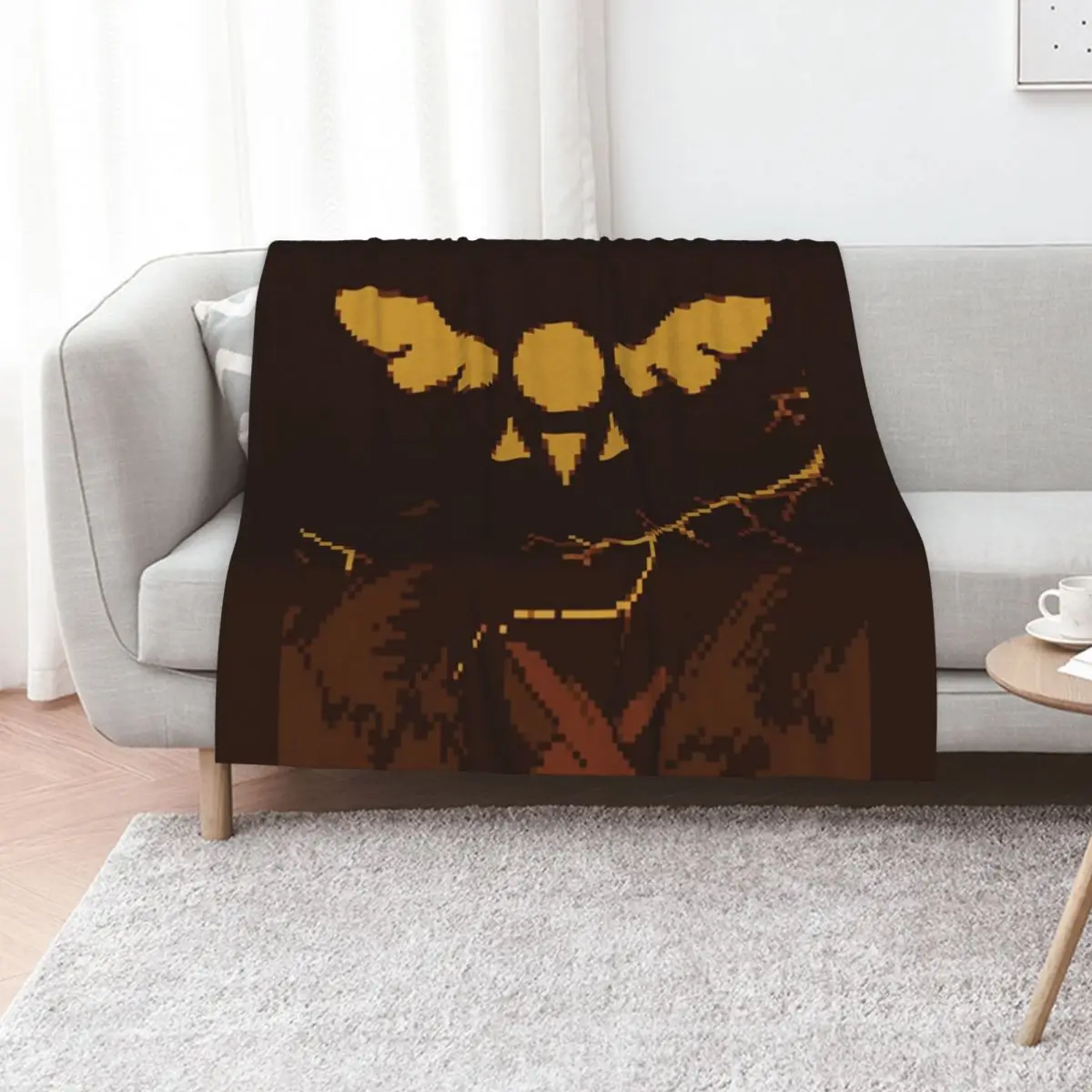Deltarune logo Throw Blanket Sofa Throw Shaggy For Baby Summer Beddings christmas decoration Softest Blankets