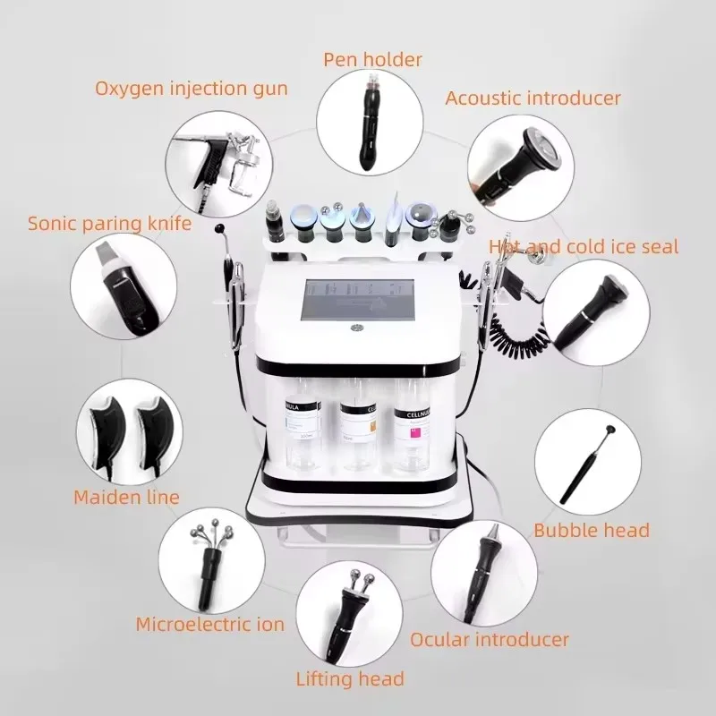 

New benchtop Black Pearl 10-in-1 multi-functional skin management integrated instrument cleaning micro-grinding machine