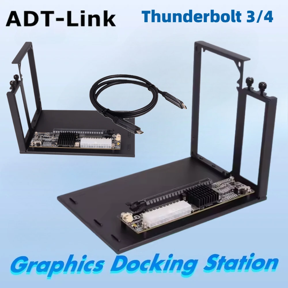 

Док-станция для видеокарты UT4G Адаптер USB4 к PCIe4.0 x4 eGPU для док-станции Thunderbolt3/4 GPU для ноутбука NUC ITX STX
