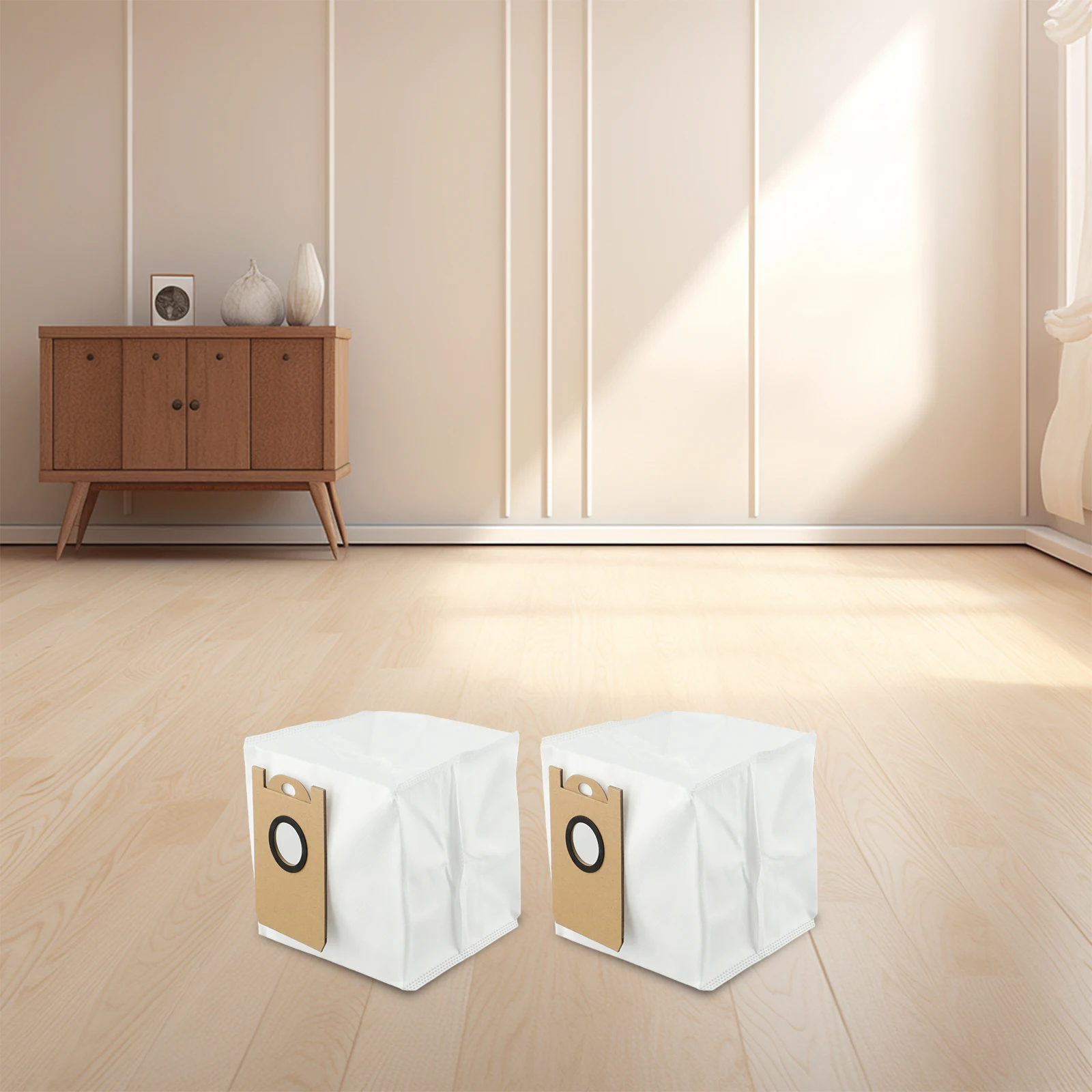 ترشيح موثوق، 4 عبوات مكونة من 3 أكياس غبار للاستعمال مرة واحدة سعة 5 لتر للاستخدام مع مكنسة BObsweep Dustin وOrbi #5