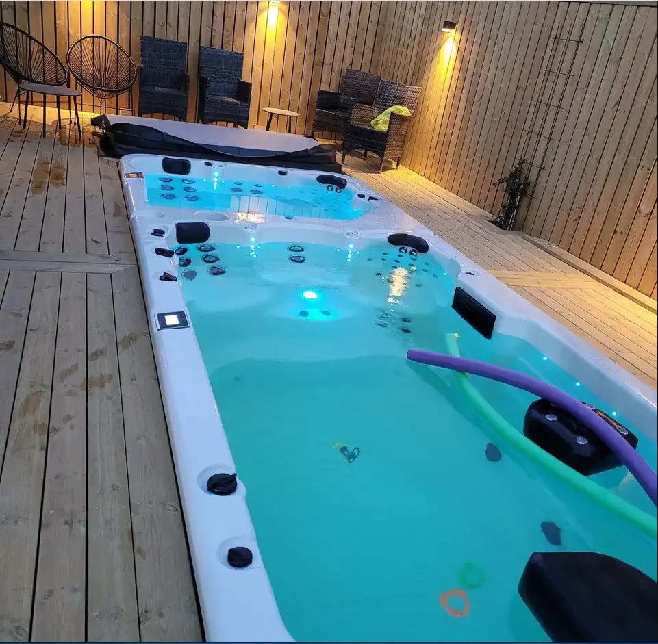 Below Ground Hot Tubs And Jacuzzier Exterior Balboa Massage Swim Spa Pool Outdoor