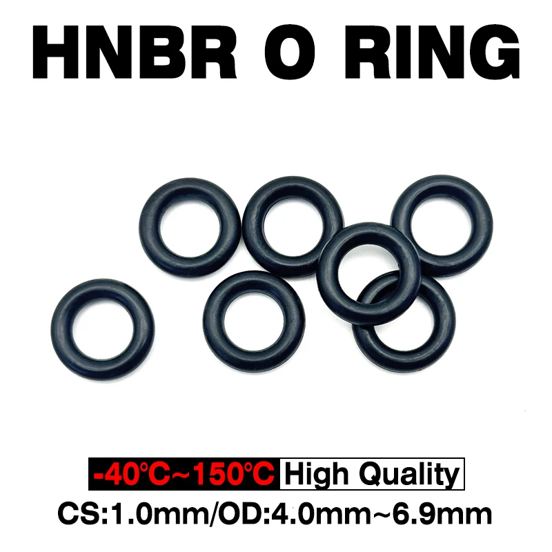 

O Ring Hydrogenated Nitrile Gasket CS 1.8mm ID 4~6.9mm Automobile NBR Rubber Round O Type Corrosion Oil Resistant Sealing Washer