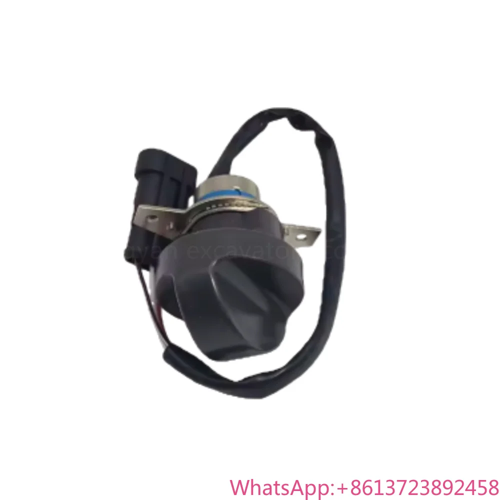 

For 8088488695 SWE70E 80E9 100 150 215E Motor Knob Fuel Switch Excavator Parts