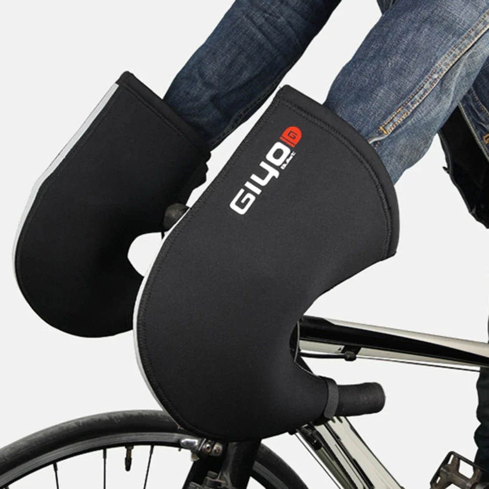 Warm Cycling Mittens Gloves Winter Mountain Road Bicycle Bar Gloves Men Women Bike Handlebar Mittens Hand Warmer Cover Equipment