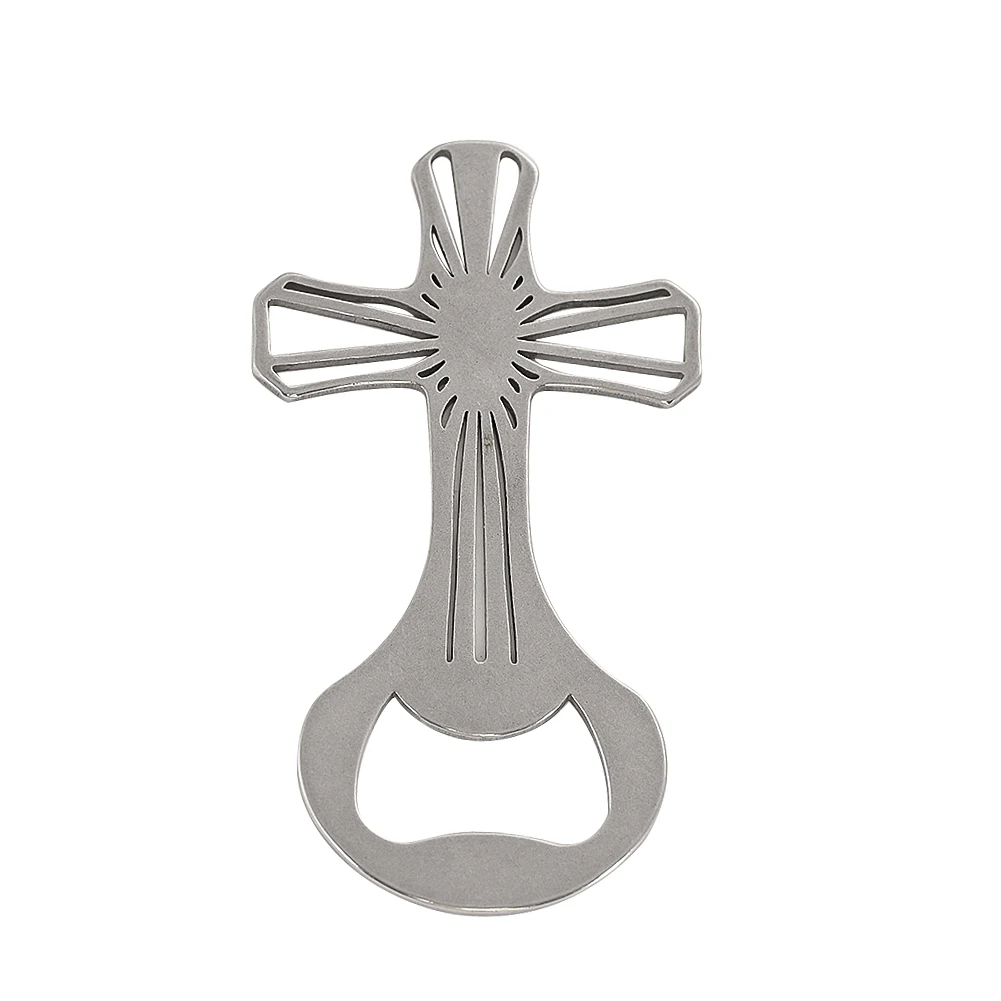 

Creative Metal Cross Bottle Opener Convenient Bartender Supplies Cocktail Bottle Opener Key Charm Bar Party Kitchen Accessories