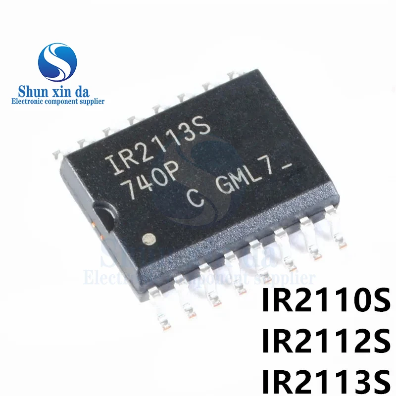 5PCS IR2110S IRS2110S SOP-16 IR2110 IR2110SPBF IR2110STRPBF IRS2110STRPBF High And Low Side Driver IC SMD IC Chip