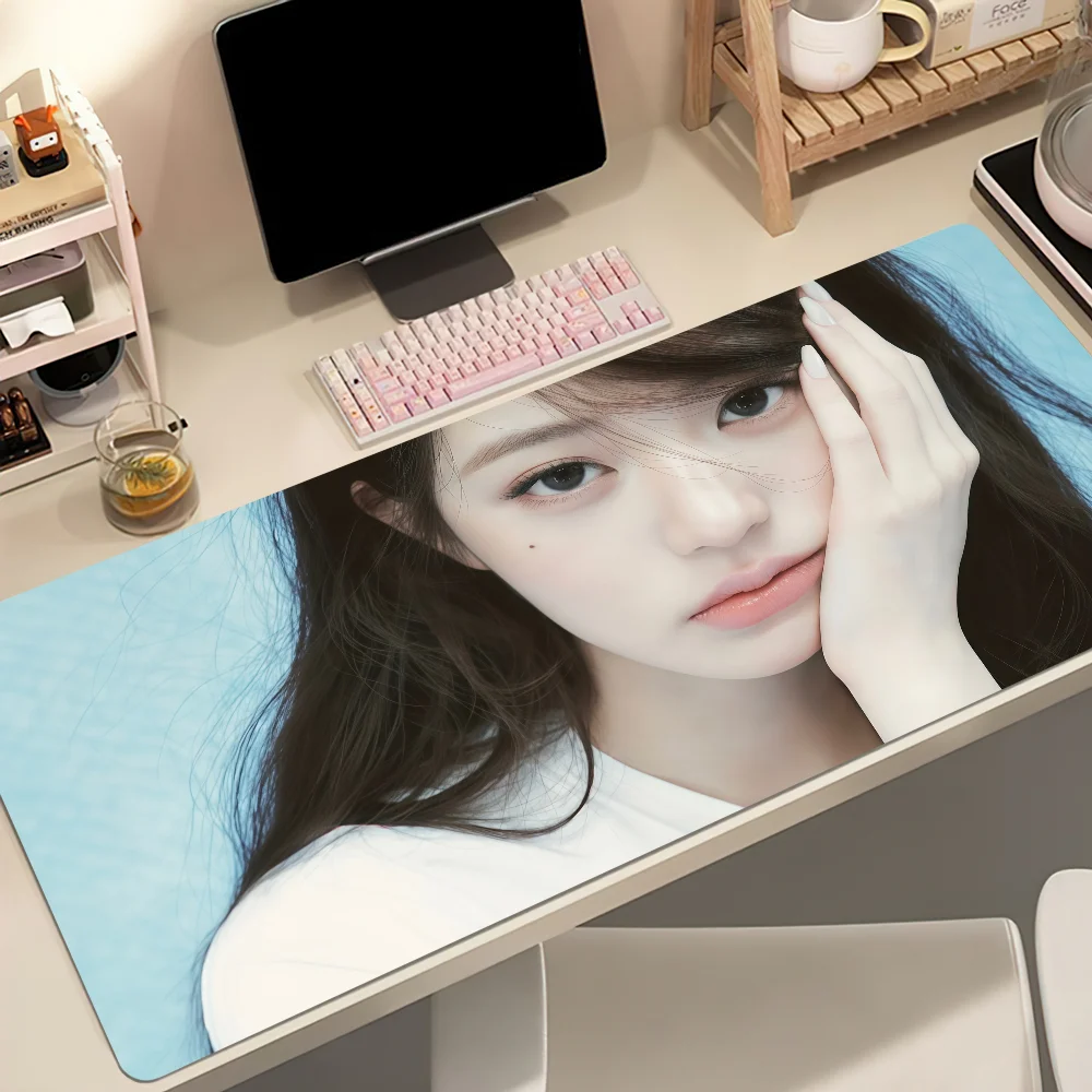 Keyboard Mouse Bundle Gaming - Singer Jang Won-young Mouse Pad Large