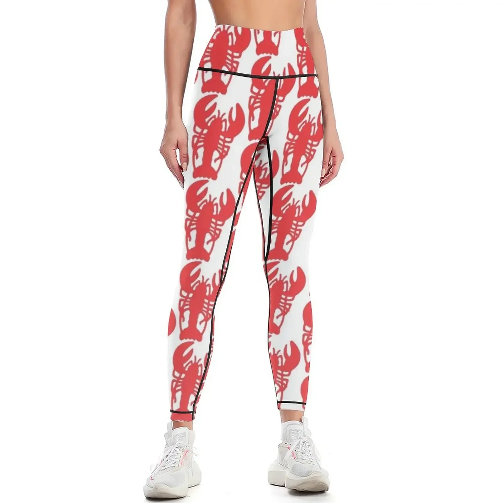 

Red Lobster Leggings Leginsy push up Women's sportswear sporty woman gym legging gym Womens Leggings